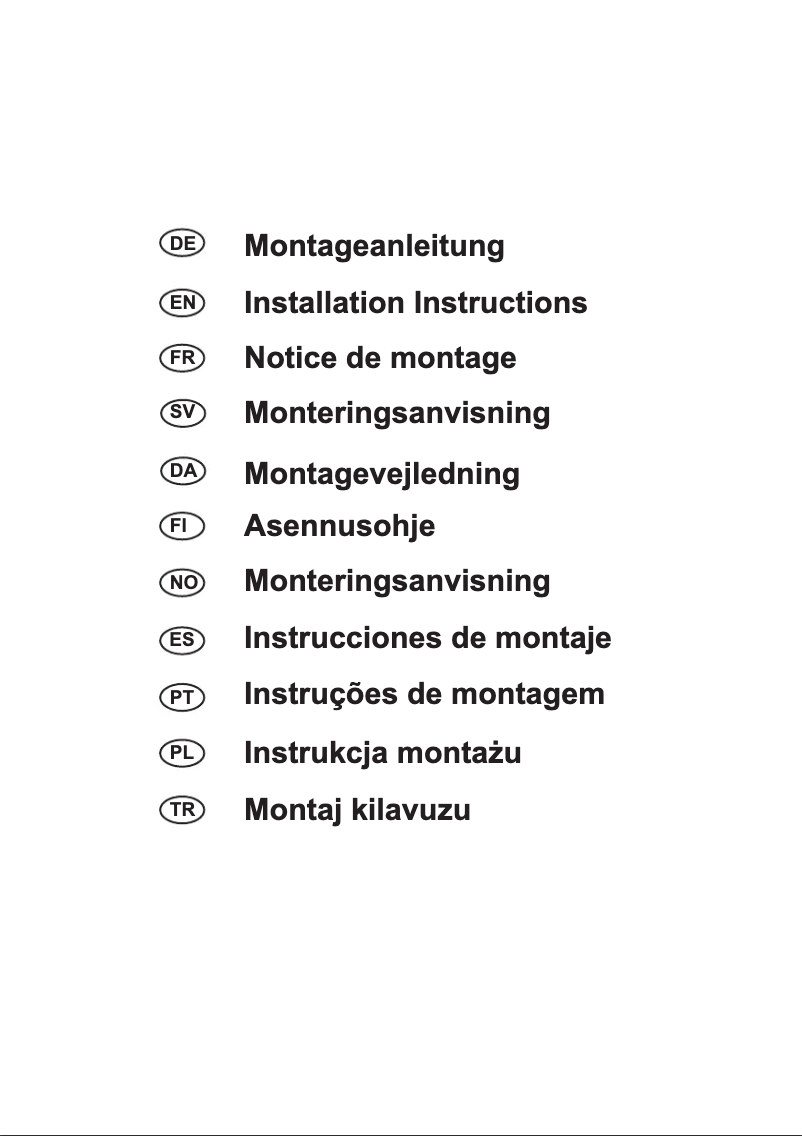 Page n°1 - Guide d'installation Siemens LC654DA10