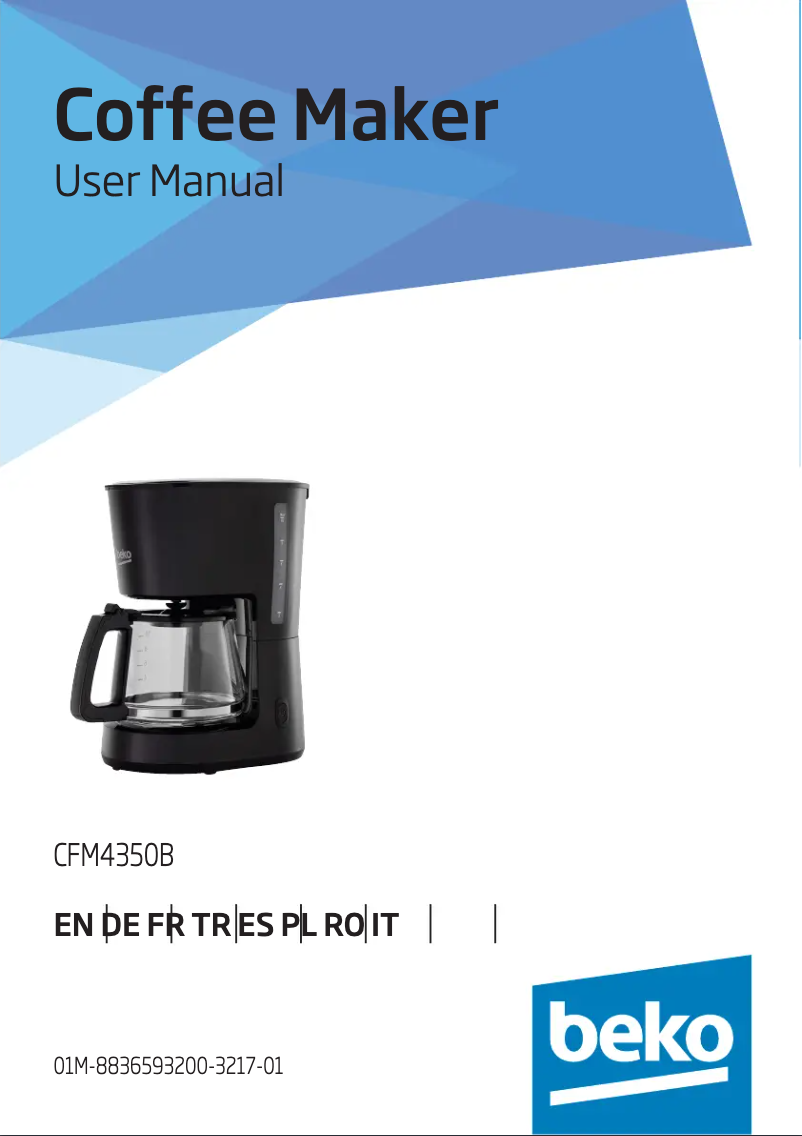 Page 1 de la notice Manuel utilisateur Beko CFM4350B