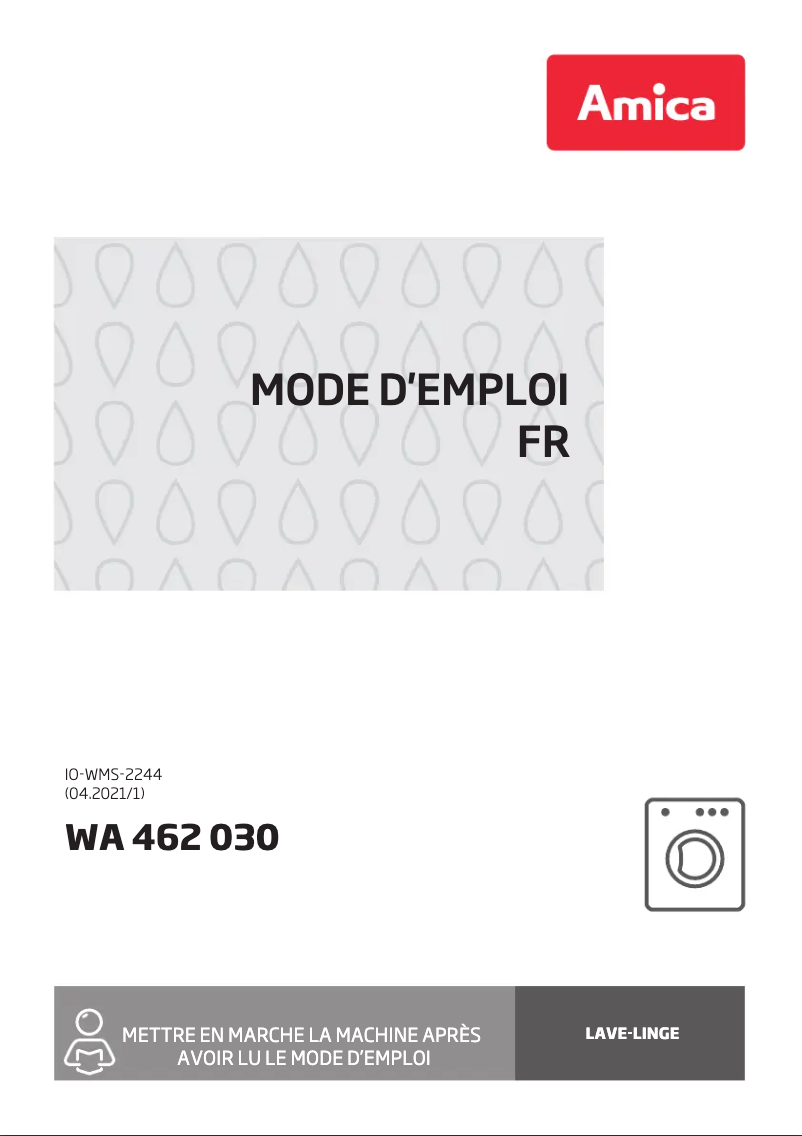 Imagen de la primera página del manual del dispositivo WA 462 030