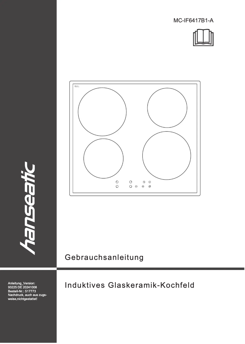Página 1 del manual Manual de usuario Hanseatic MC-IF6417B1-A