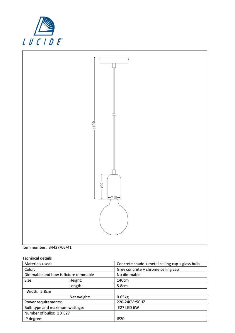 Image de la première page du manuel de l'appareil Solo 34427/06/41