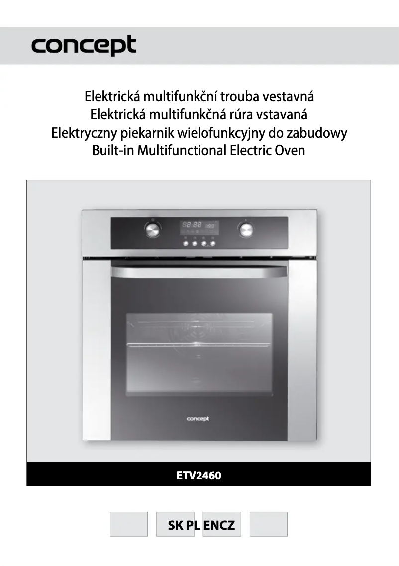 Page n°1 - Manuel utilisateur Concept ETV-2460