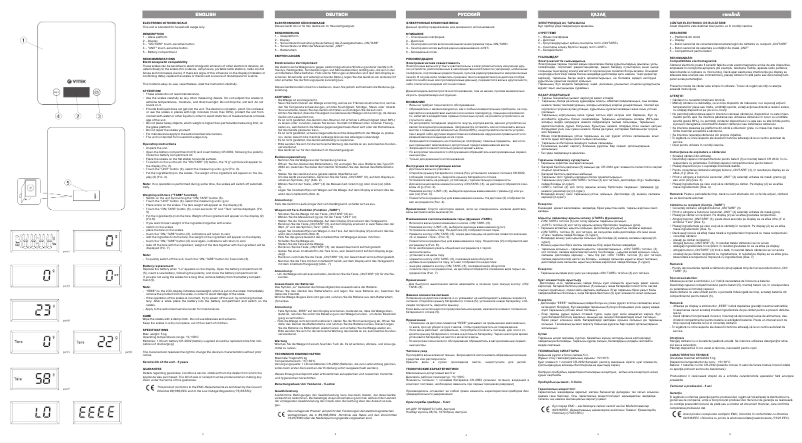 Image de la première page du manuel de l'appareil VT-2400 G