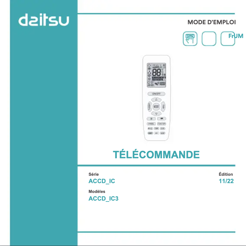 Image de la première page du manuel de l'appareil ABD 48TK DB