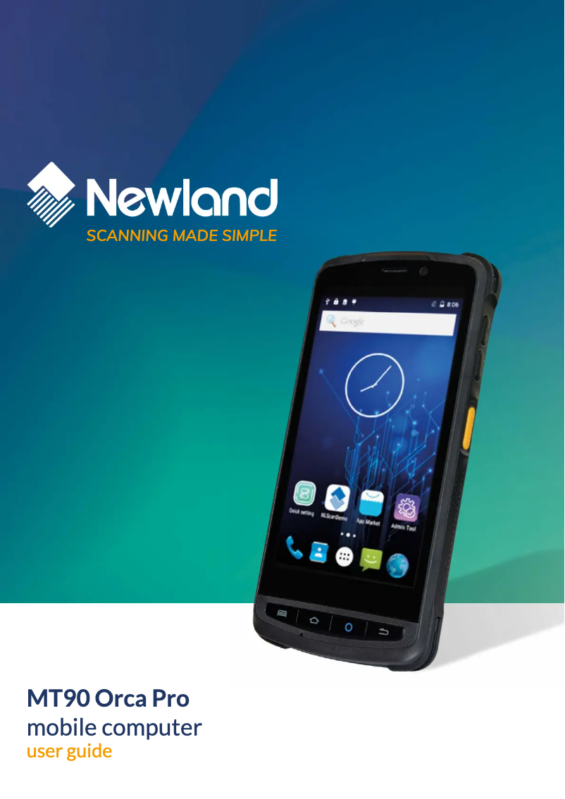 Página 1 del manual Manual de usuario Newland MT90 Orca Pro