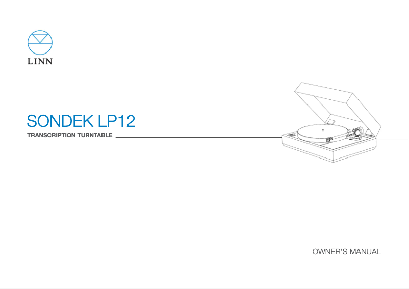 Page 1 de la notice Manuel utilisateur Linn Majik LP12