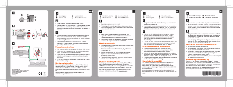 Page 1 de la notice Guide d'installation Mio MiVue A30