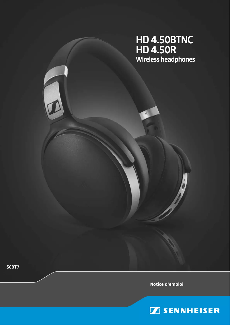 Page 1 de la notice Manuel utilisateur Sennheiser HD 4.50BTNC