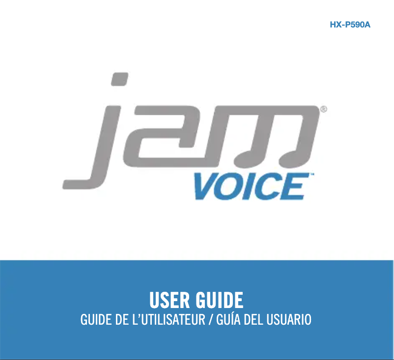 Page 1 de la notice Manuel utilisateur Jam Voice Alexa HX-P590A