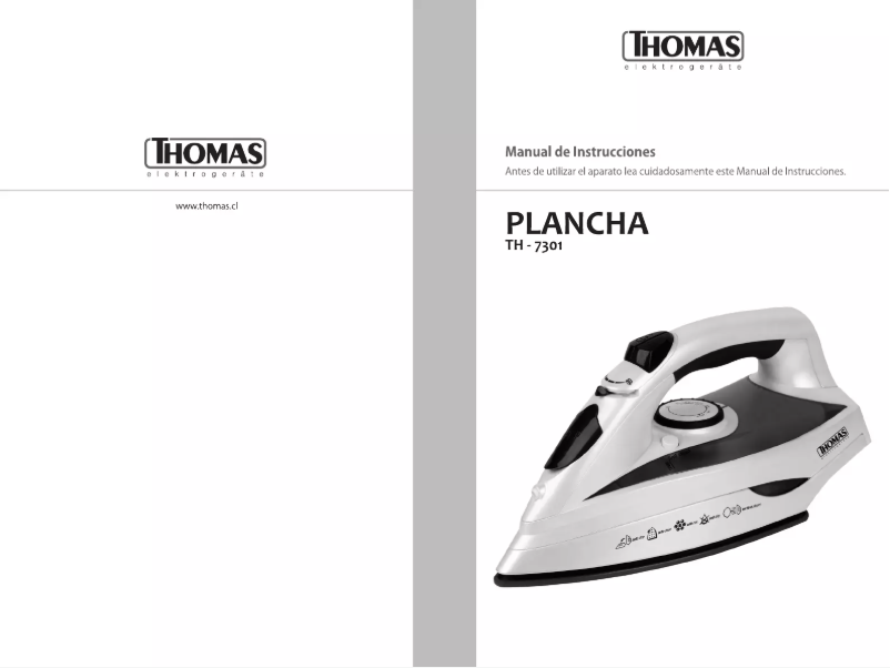 Page n°1 - Manuel utilisateur Thomas TH-7301