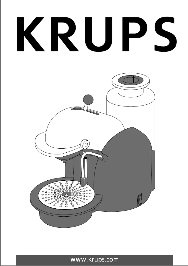 Page 1 de la notice Manuel utilisateur Krups FNA 144