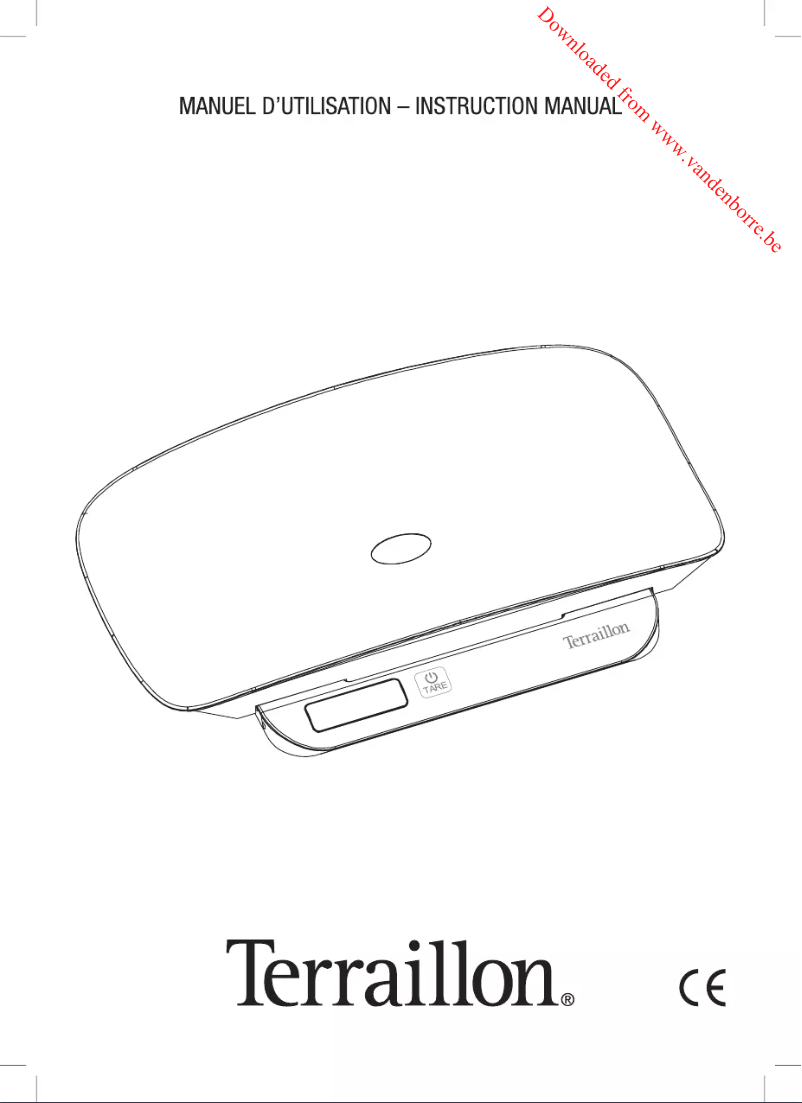 Page 1 de la notice Manuel utilisateur Terraillon Baby Monitor