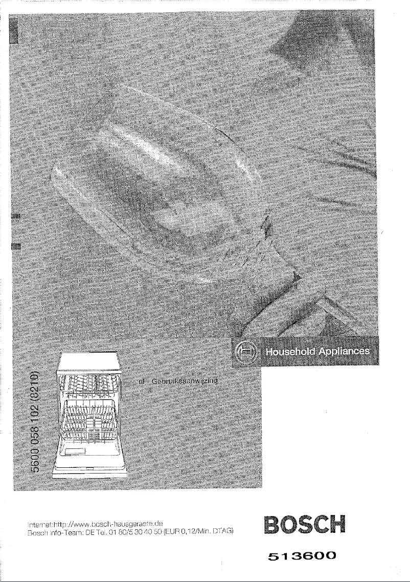 Page 1 de la notice Manuel utilisateur Bosch SMS3022