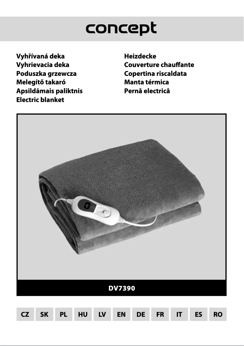 Page 1 de la notice Manuel utilisateur Concept DV7390