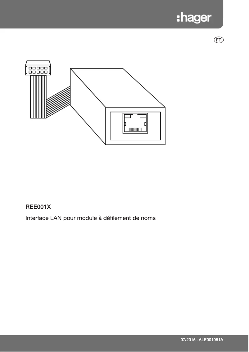 Page 1 of the manual User Manual Elcom REE001X