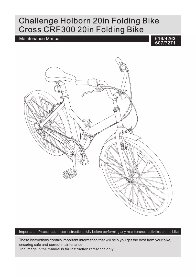 Image de la première page du manuel de l'appareil CRF300