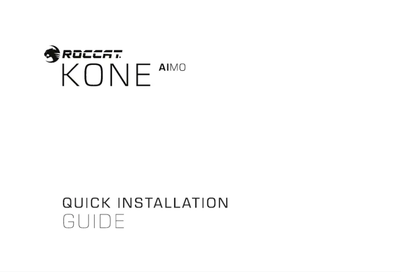 Página 1 del manual Manual de usuario Roccat Kone AIMO Remastered