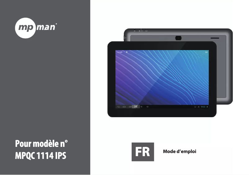 Page n°1 - Manuel utilisateur Mpman MPQC 1114