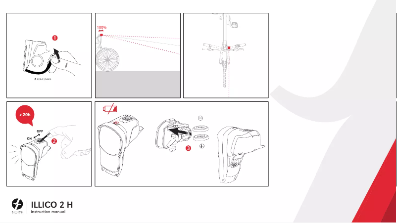 Page 1 de la notice Manuel utilisateur Spanninga Illico 2