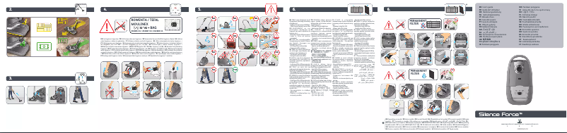 Page n°1 - Manuel utilisateur Rowenta Silence Force RO7799