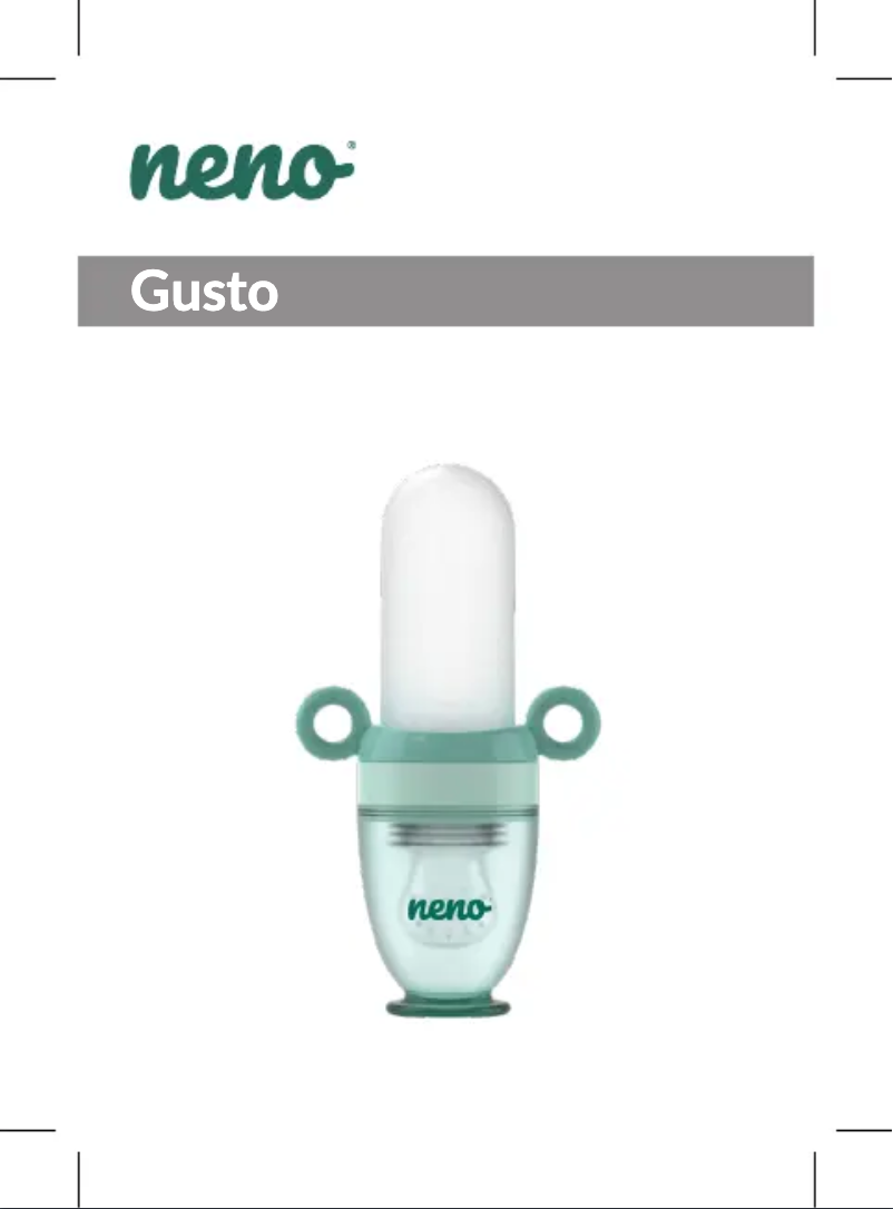 Página 1 del manual Manual de usuario Neno Gusto