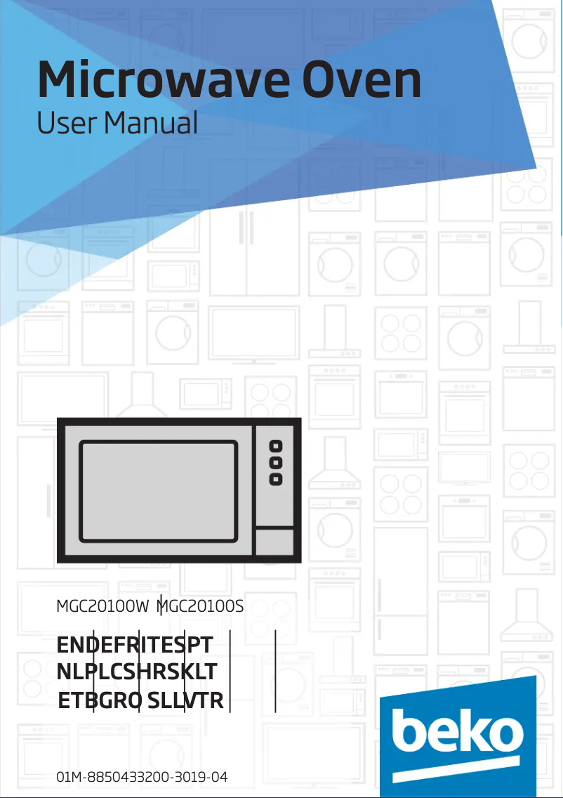 Image de la première page du manuel de l'appareil MGC 20100 W