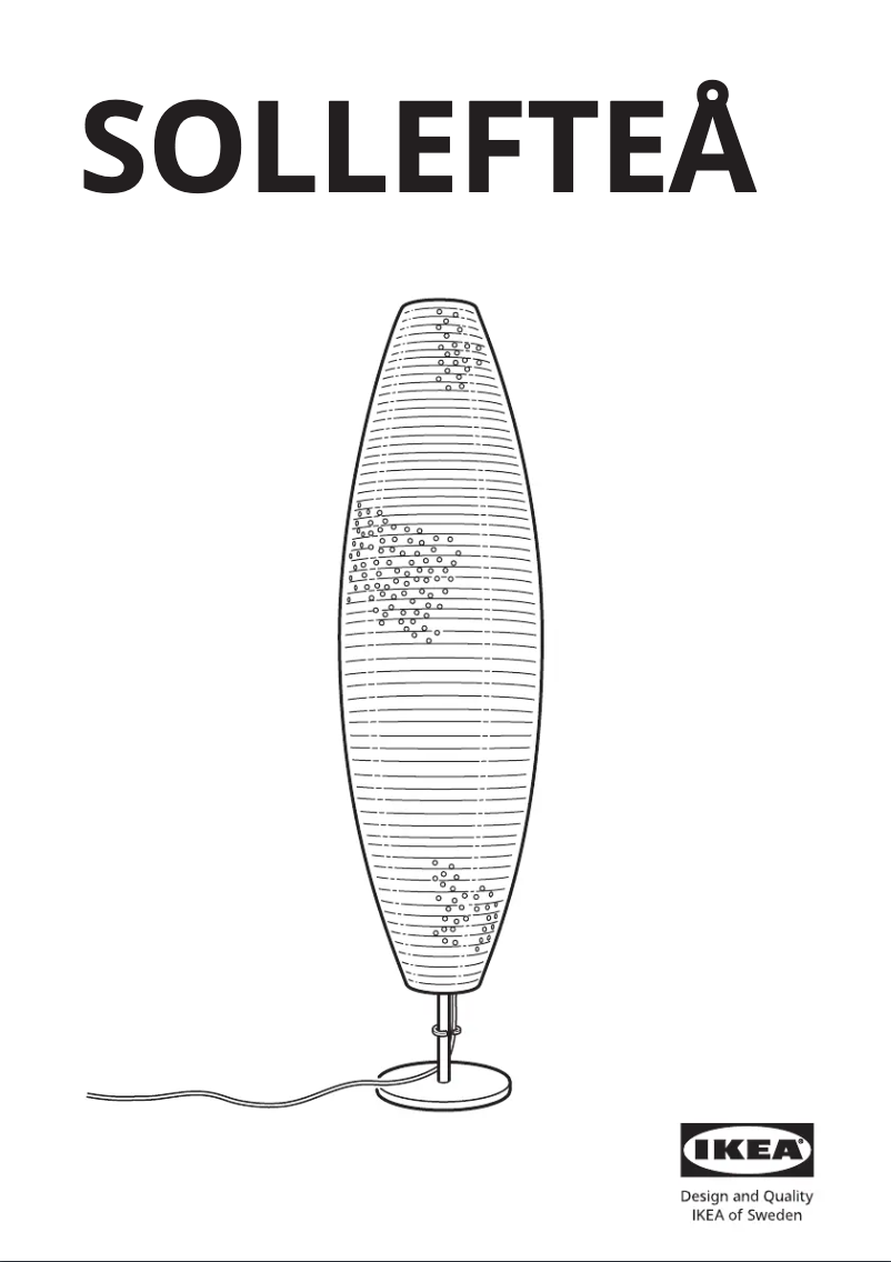 Image de la première page du manuel de l'appareil SOLLEFTEÅ 103.001.16