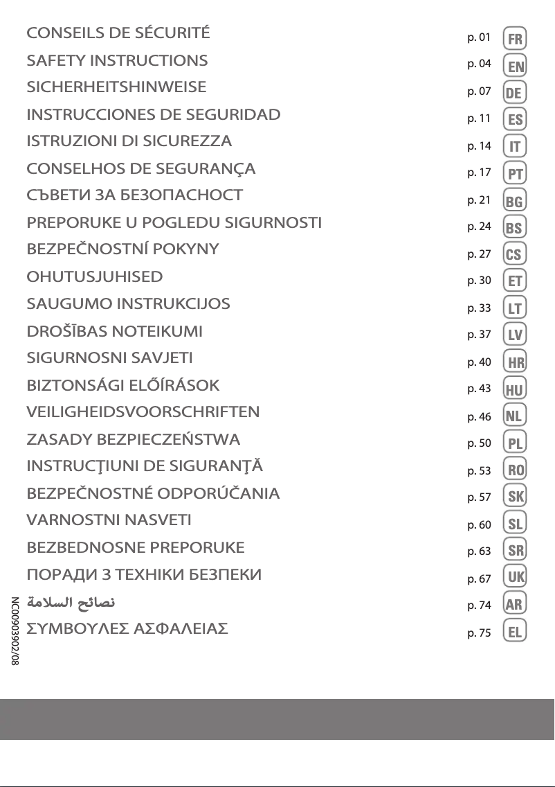 Page 1 de la notice Manuel utilisateur Rowenta Power XXL RO3126