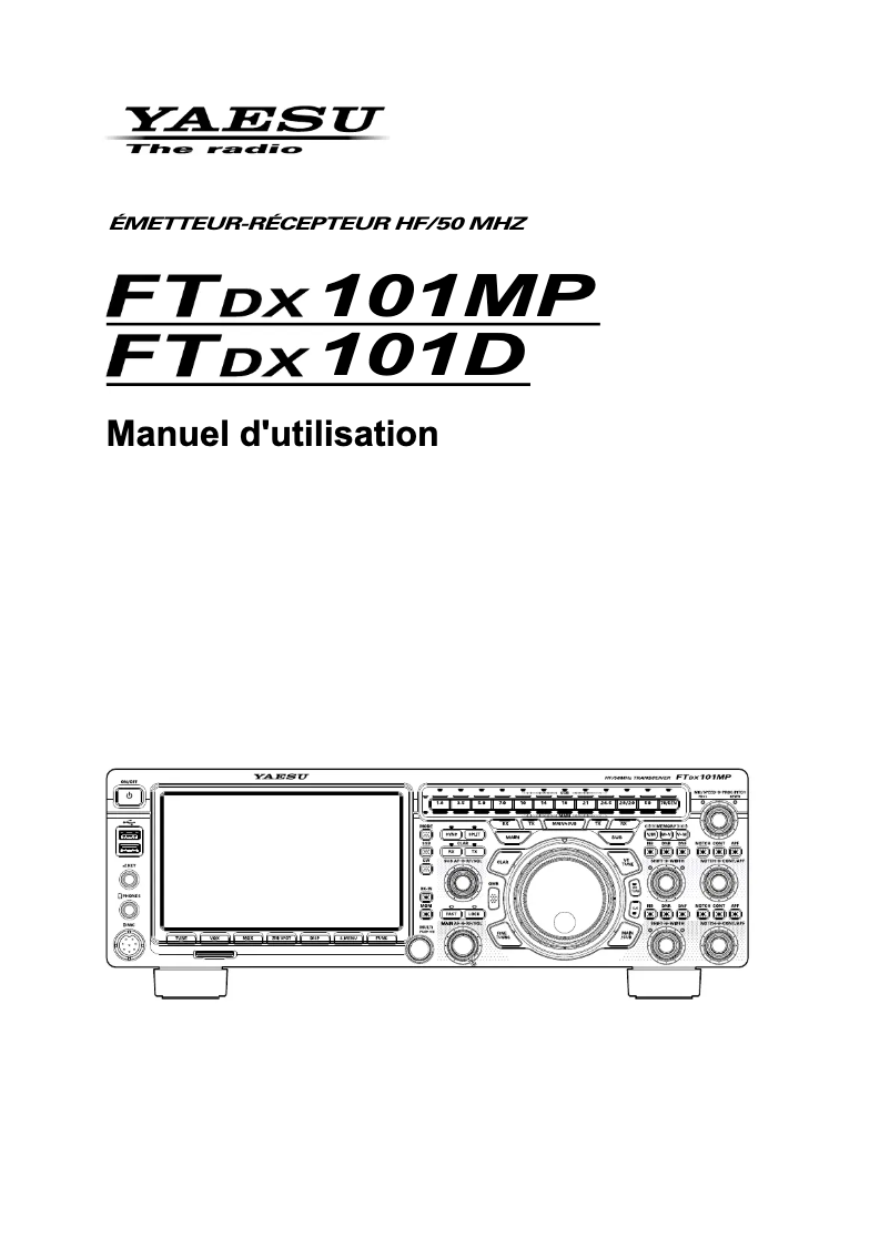 Página 1 del manual Manual de usuario Yaesu FTDX101MP