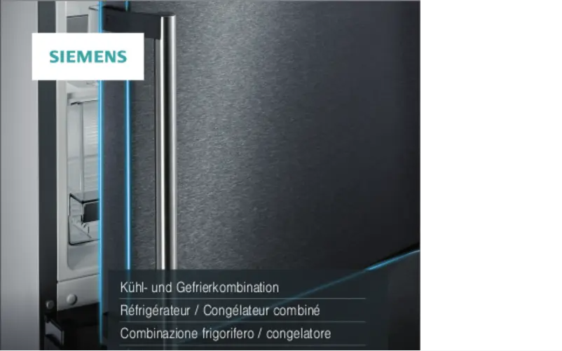 Page n°1 - Manuel utilisateur Siemens iQ500 KG39NAXDB