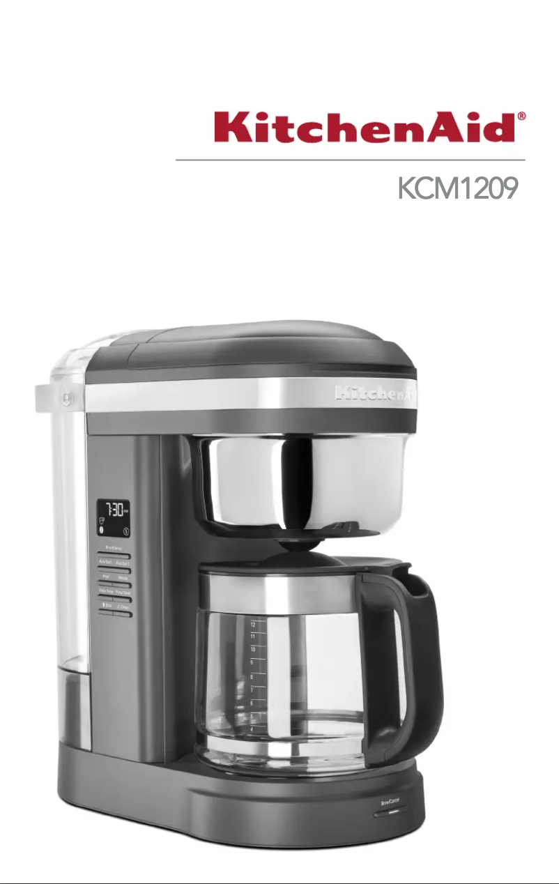 Page 1 de la notice Manuel utilisateur KitchenAid 5KCM1209EOB