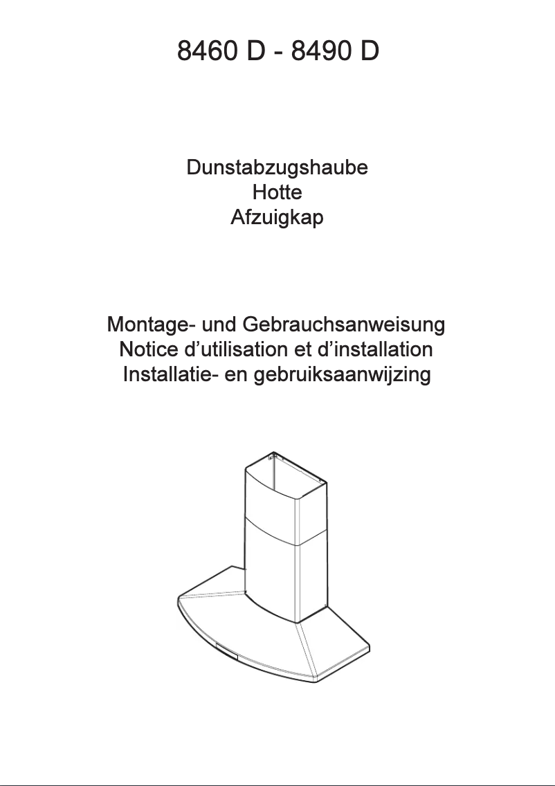 Page n°1 - Manuel utilisateur AEG 8460 D