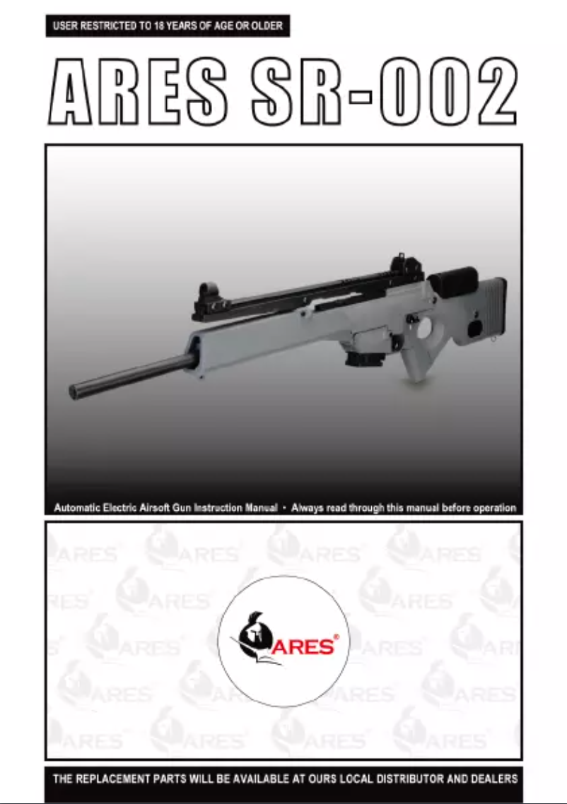 Image de la première page du manuel de l'appareil SR-002