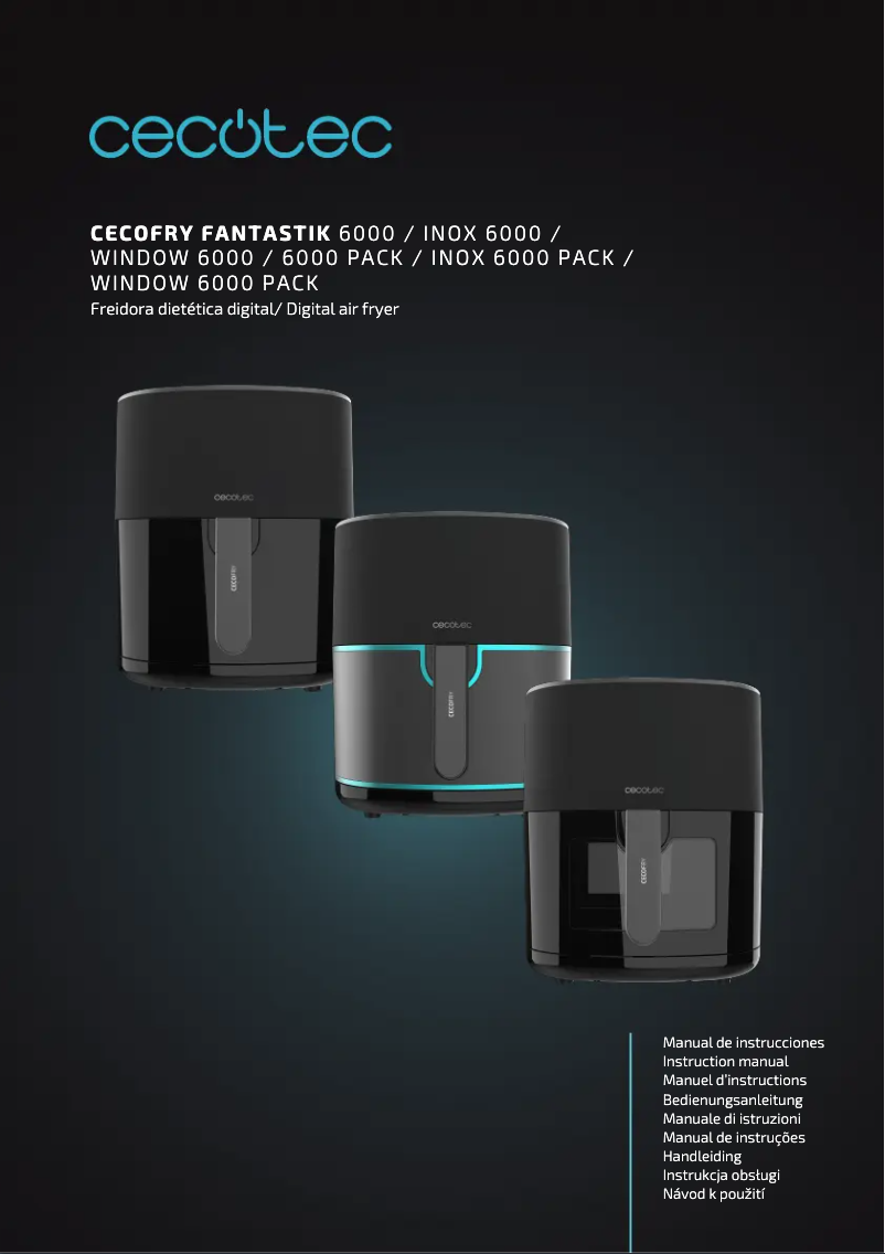 Page n°1 - Manuel utilisateur Cecotec Cecofry Fantastik 6500
