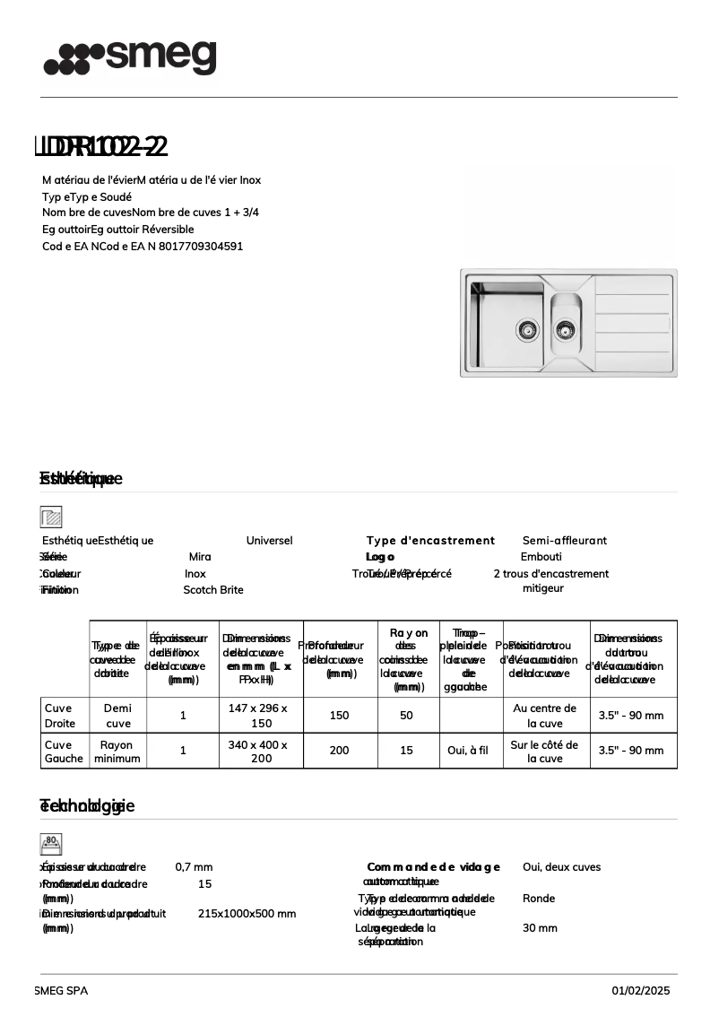 Image de la première page du manuel de l'appareil LDR102-2