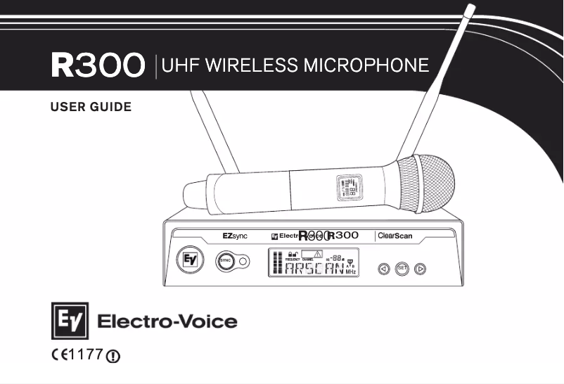 Página 1 del manual Manual de usuario Electro-Voice R300