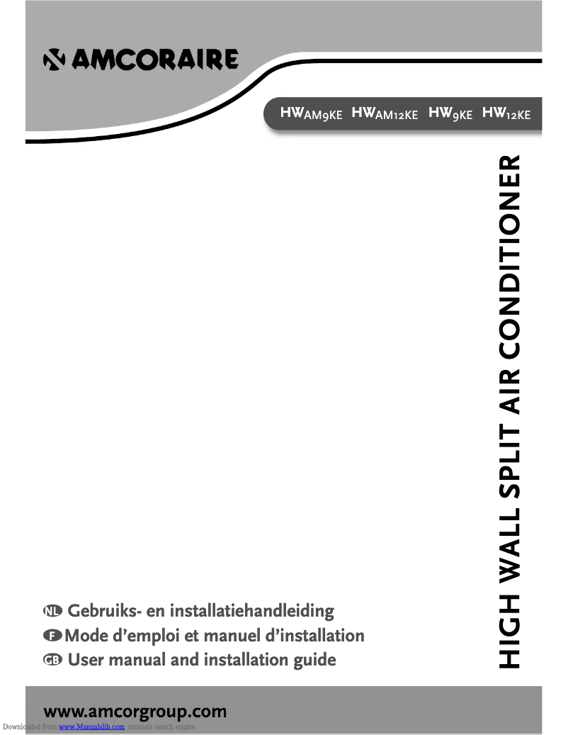 Image de la première page du manuel de l'appareil HW 12KE