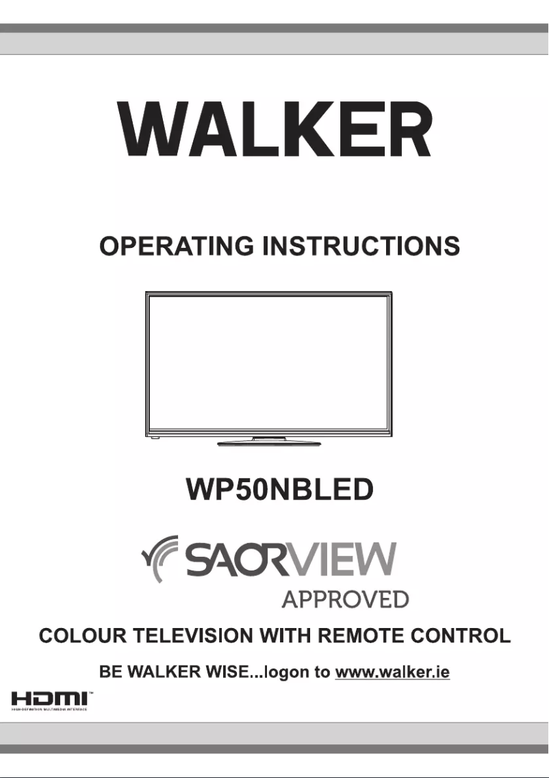 Image de la première page du manuel de l'appareil WP50NBLED