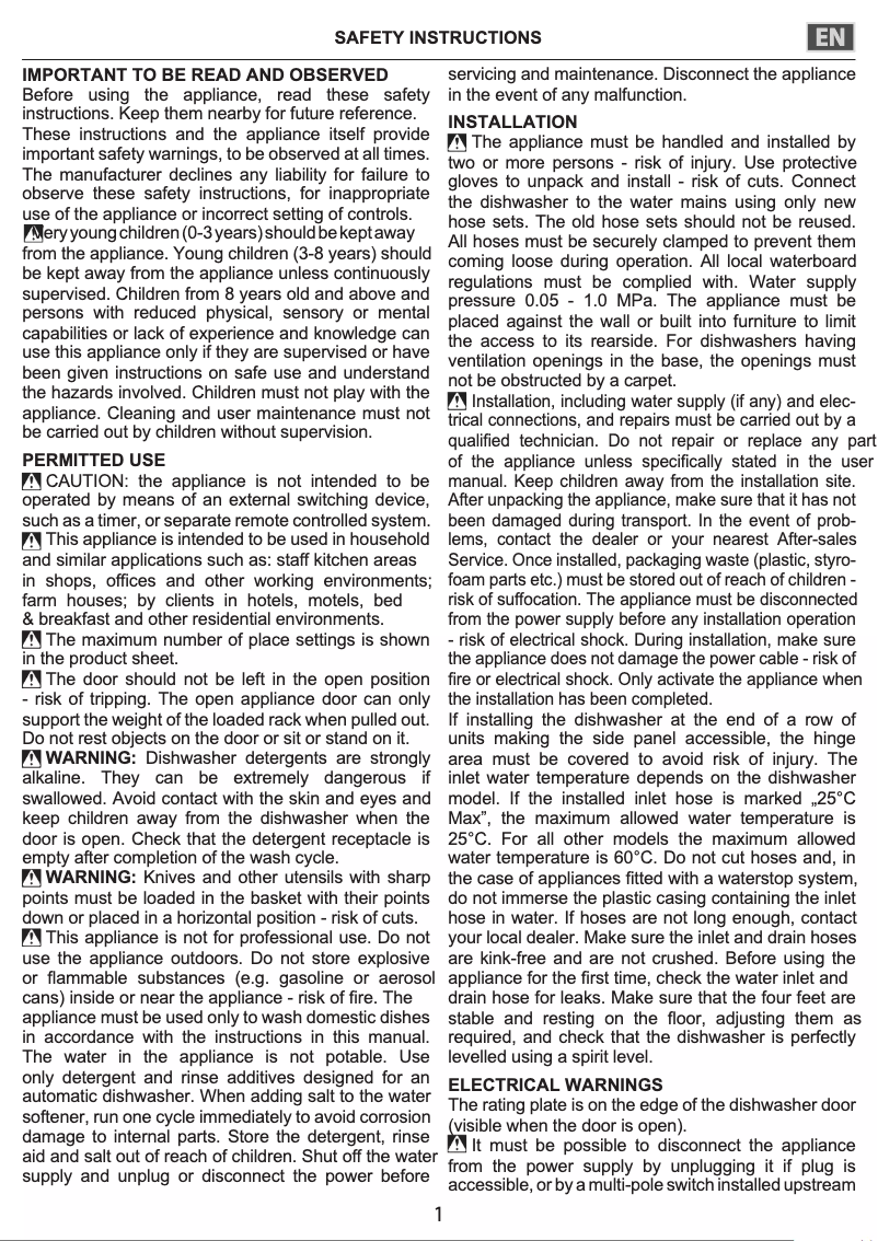 Image de la première page du manuel de l'appareil P2F HD624 A