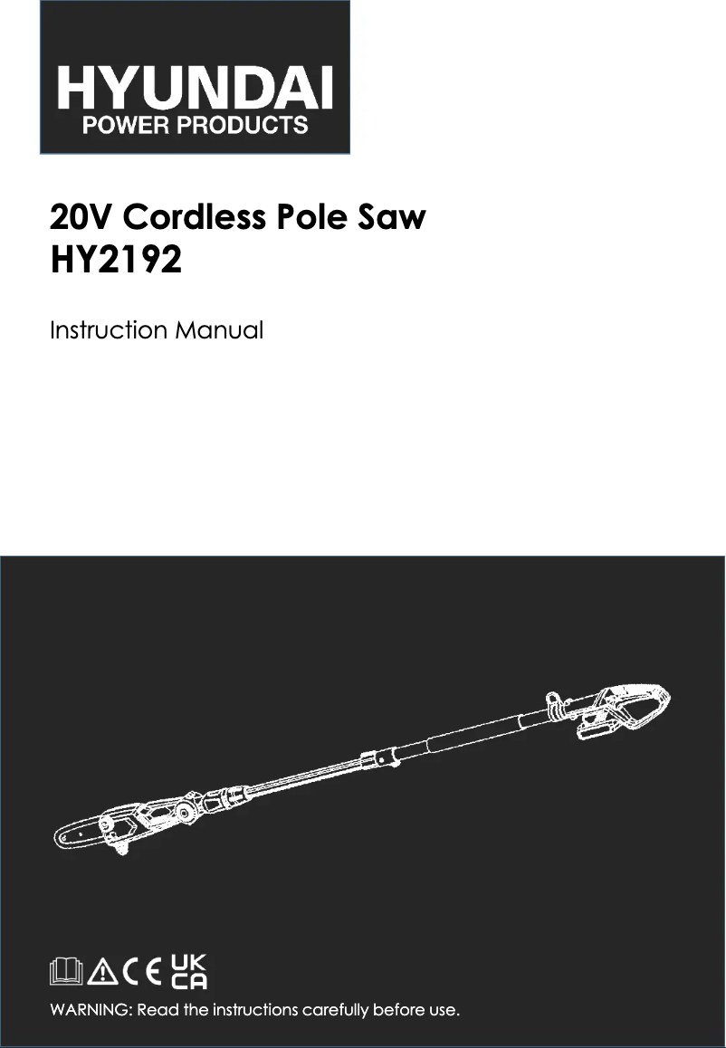 Image de la première page du manuel de l'appareil HY2192