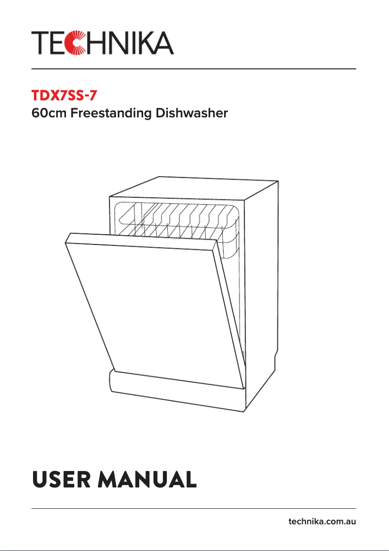 Image de la première page du manuel de l'appareil TDX7SS-7