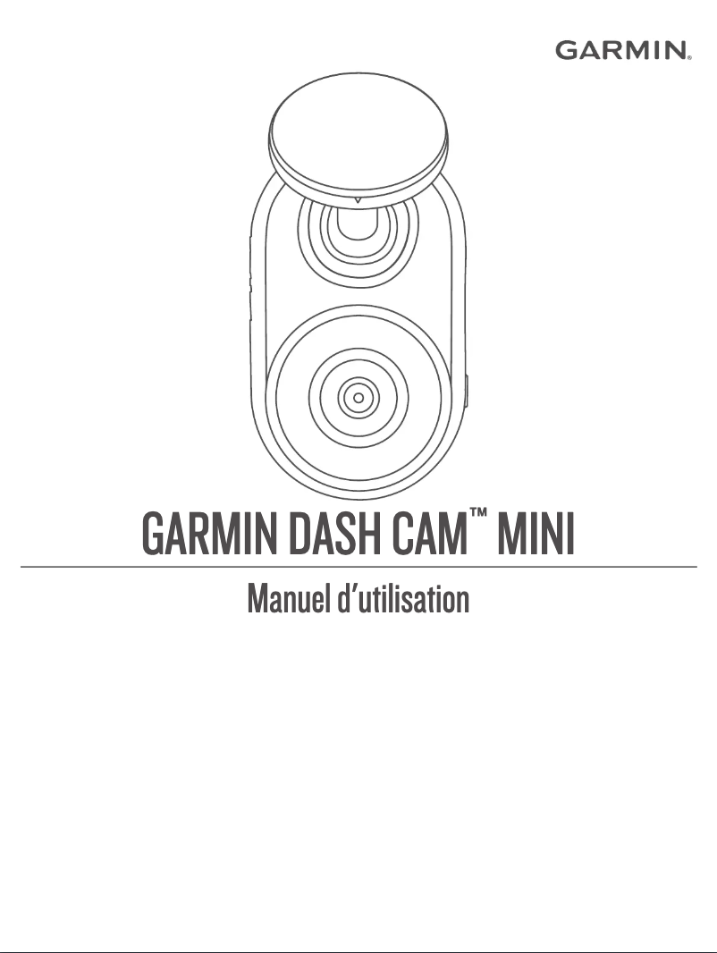 Page n°1 - Manuel utilisateur Garmin Dash Cam Mini
