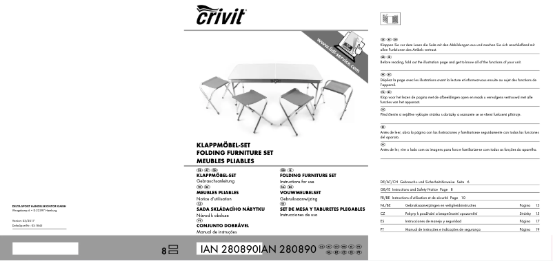 Page n°1 - Manuel utilisateur Crivit IAN 280890