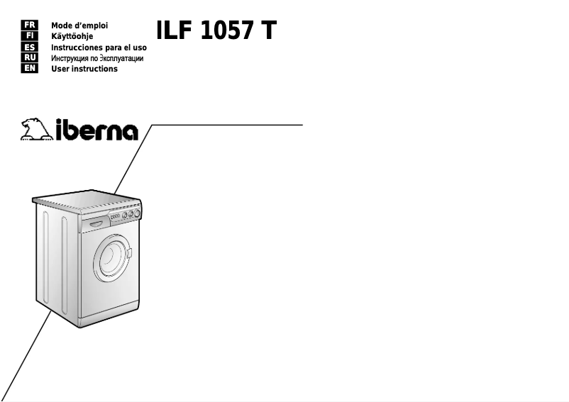 Image de la première page du manuel de l'appareil LB ILF 1057 T