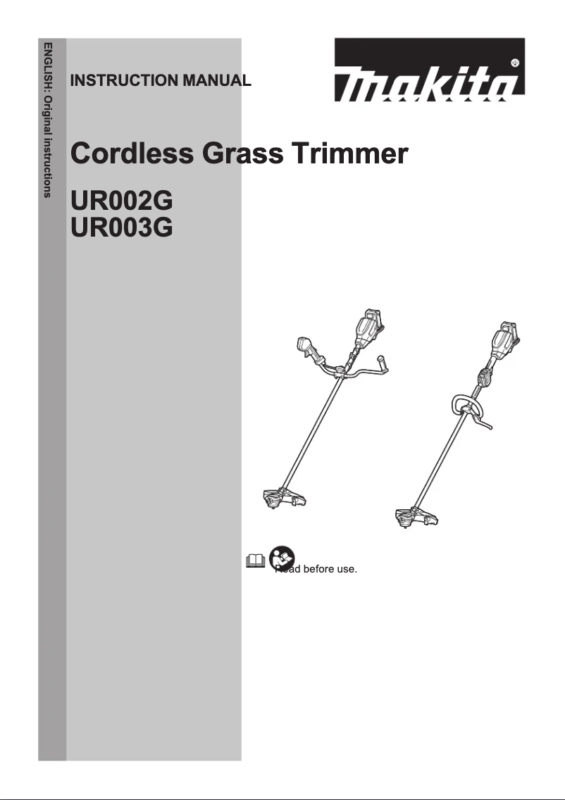 Image de la première page du manuel de l'appareil UR002GZ