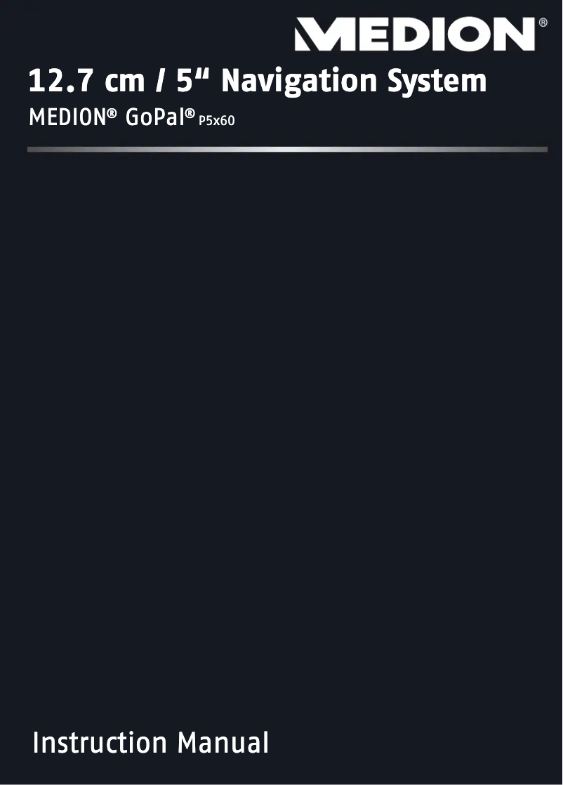 Image de la première page du manuel de l'appareil GoPal P5460 M40 (MD 98212)