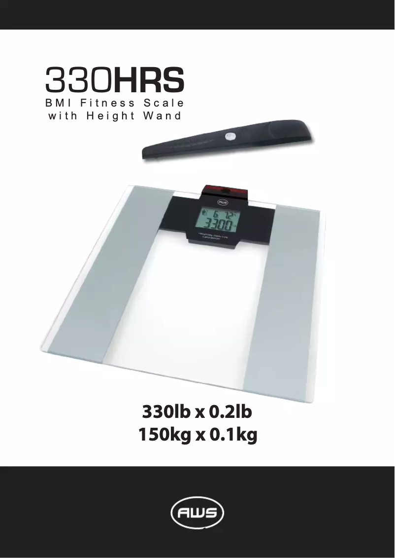 Page n°1 - Manuel utilisateur AWS 330HRS