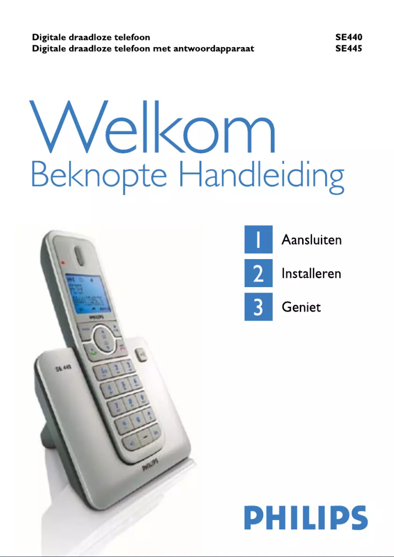 Página 1 del manual Manual de usuario Philips SE4453S