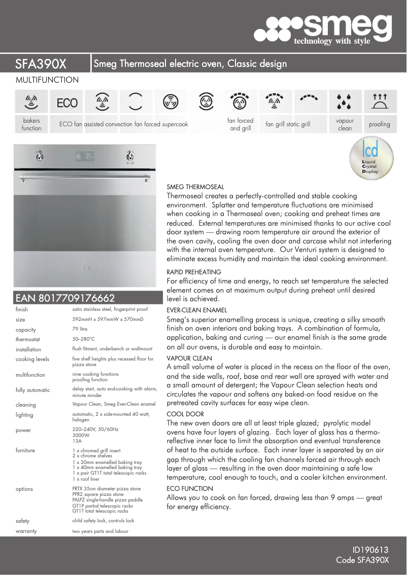 Image de la première page du manuel de l'appareil SFA390X