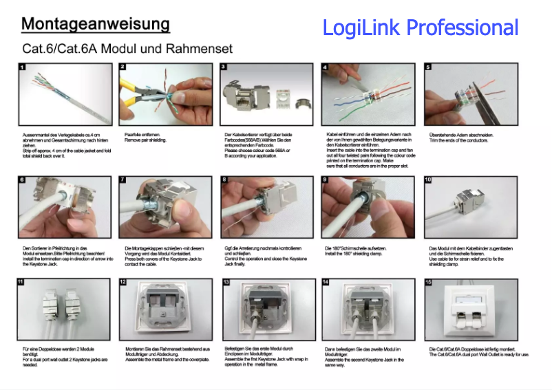 Page 1 de la notice Manuel utilisateur LogiLink NK4001